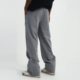 Men Sweatpants Casual Suit Pants Loose and Simple Solid Color Straight-Leg Pants Trousers