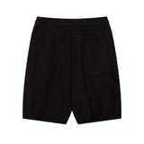 Men Shorts Retro Alphabet Jacquard Knitted Sports Shorts