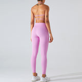 Women Yoga Set Sexy Tight Yoga Suit Vest