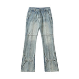 Men Jeans Vintage Flared Jeans