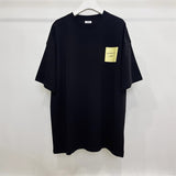 Vetements T Shirts Vtm Werther Cute Washed Loose Short Sleeve Men and Women