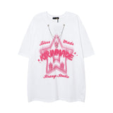 Men T Shirt Summer XINGX Puff Print Necklace Short Sleeve T-shirt