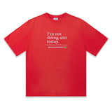 Vetements T Shirts Vtm Werther Cute Washed Loose Short Sleeve Men and Women