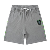 Men Shorts Hip Hop Heart Graffiti Sports Shorts Loose Wide Leg Pants