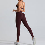 Women Yoga Set Sports Suit Exercise Workout Clothes