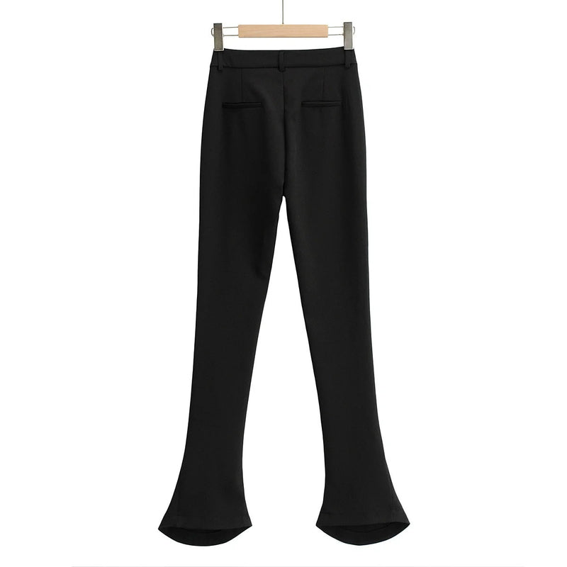 Women Sweatpants Bell-Bottom Pants Straight-Leg Trousers