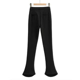 Women Sweatpants Bell-Bottom Pants Straight-Leg Trousers