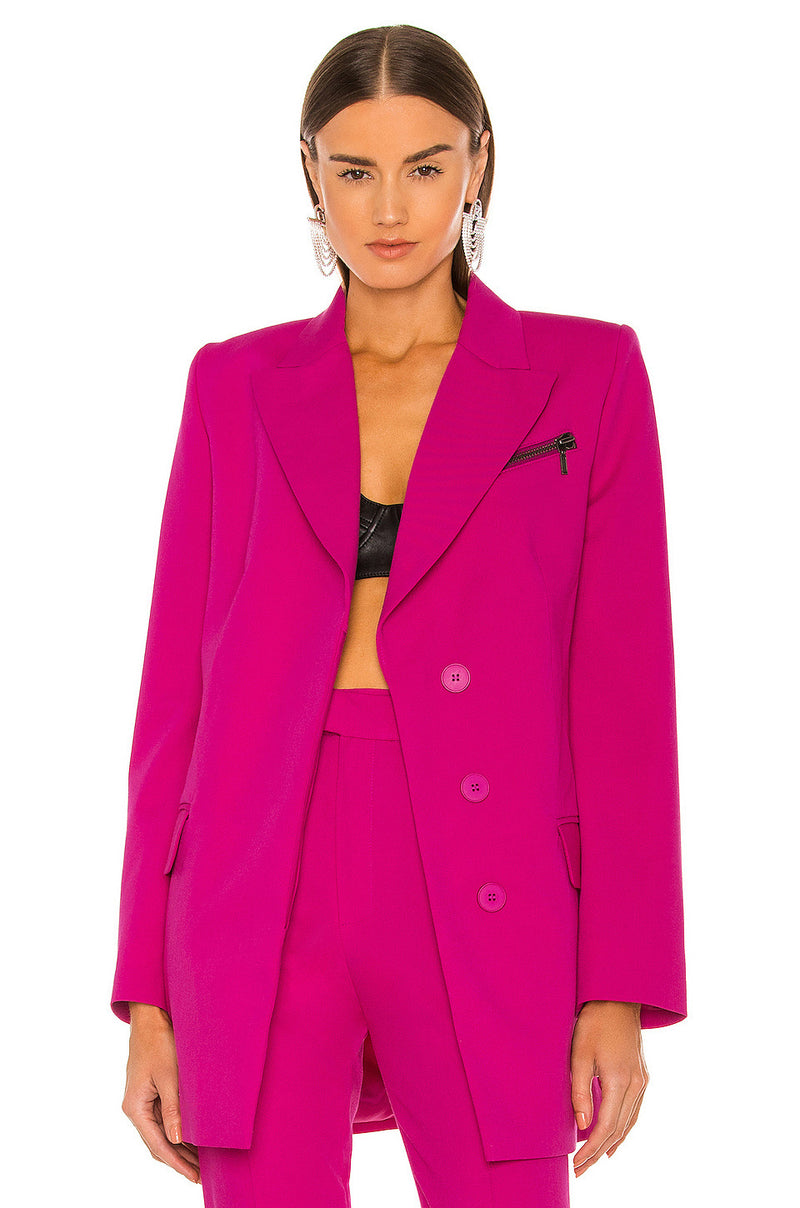 Women Suits Spring and Autumn Long Belt Slim Fit Blazer