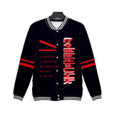 Cyberpunk 2077 Jacket Baseball Uniform Long Sleeve Fleece Button Jacket