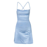 Women Dresses Autumn and Winter Backless Sling Dress