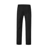 Men Sweatpants Casual Suit Pants Men Loose Comfortable Side Zipper Slit Straight-Leg Trousers