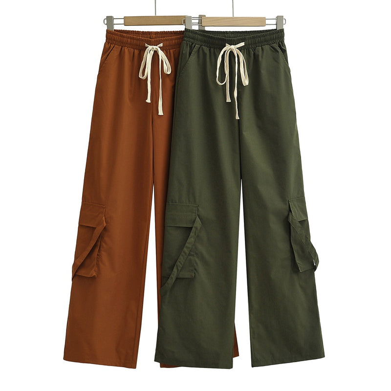 Women Sweatpants Loose Straight Casual Wide Leg Sports Trousers