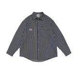 Unisex Jacket Autumn Striped Shirt