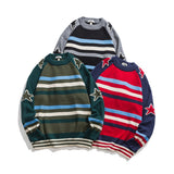 Unisex Sweater Winter Vintage Stripe