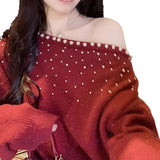 Women Knitwear Autumn and Winter round Neck Knitwear Sweater
