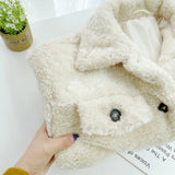 Women Jacket Faux Lamb Fur Coat Female Autumn and Winter Loose Plush Top