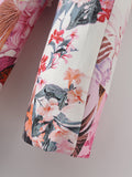 Women Suits Autumn Printed Suit Coat Suit