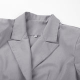 Women Trench Coat Autumn and Winter Suit Women's Simple Advanced Sense Jacket Long-Sleeved