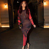 Women Dresses Spring Slim-Fitting Long Sleeve Narrow Dress