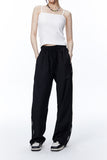 Unisex Pant Fall Mechanical Style Casual Straight Pants