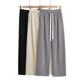 Women Sweatpants Wide-Leg Pants Autumn Casual Straight Pants