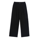 Men Sweatpants Casual Suit Pants Loose and Simple Solid Color Straight-Leg Pants Trousers