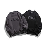 Unisex Hoodie Fall Letter Print Sweatshirt