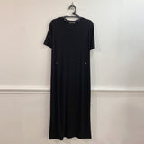 Women Dresses Short Sleeve round Neck Slim Fit Long Dress Loose Dress