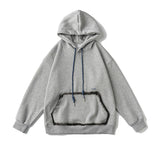 Unisex Winter Cotton Coat Retro Loose Fleece Lined Warm Top