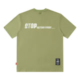 Men T Shirt Smiley Printed Oversize Half Sleeve T-shirt