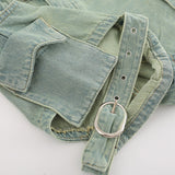 Women Shorts Hollow out Denim Shorts High Waist Hot Hip Pants