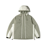 Unisex Jacket Shell Jacket Windproof Hood Jacket