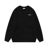 Unisex Sweater Autumn Simplicity Embroidered Sweater