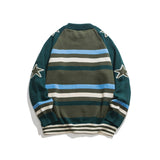 Unisex Sweater Winter Vintage Stripe