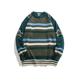 Unisex Sweater Winter Vintage Stripe