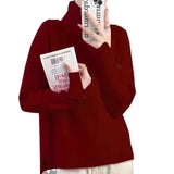 Women Knitwear Autumn and Winter Turtleneck Knitwear Sweater