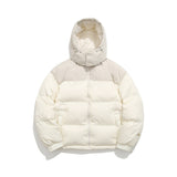 Unisex Coat Winter Removable Cap Waterproof down Jacket