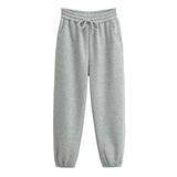 Women Sweatpants Fall/Winter Loose Tappered Velvet Sweatpants Casual Pants