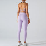 Women Yoga Set Sexy Tight Yoga Suit Vest