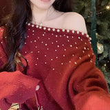 Women Knitwear Autumn and Winter round Neck Knitwear Sweater