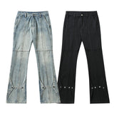 Men Jeans Vintage Flared Jeans
