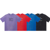 Vetements T Shirts Vtm Werther Cute Washed Loose Short Sleeve Men and Women