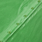 Women Dress Green V-neck Spring Lace-up Dress Short Skirt