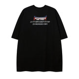 Men T Shirt Summer Letter Necklace Short Sleeve T-shirt