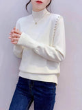 Women Knitwear Autumn and Winter Turtleneck Sweaters Bottoming Shirt