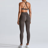 Women Yoga Set Sports Suit Exercise Workout Clothes