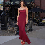 Women Dresses Sexy Cutout Backless Slim Fit Dress