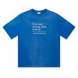 Vetements T Shirts Vtm Werther Cute Washed Loose Short Sleeve Men and Women