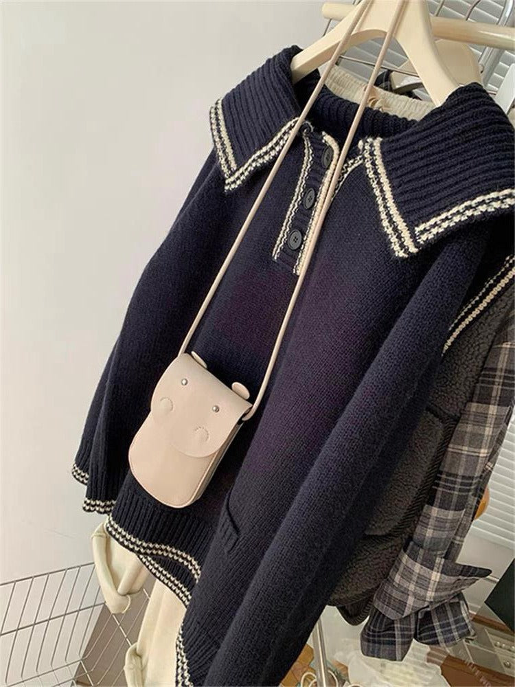 Women Knitwear Autumn Winter Sweater Loose Sweater