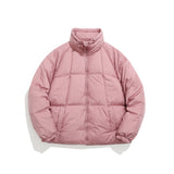 Unisex Coat Winter Solid Color Couple down Jacket